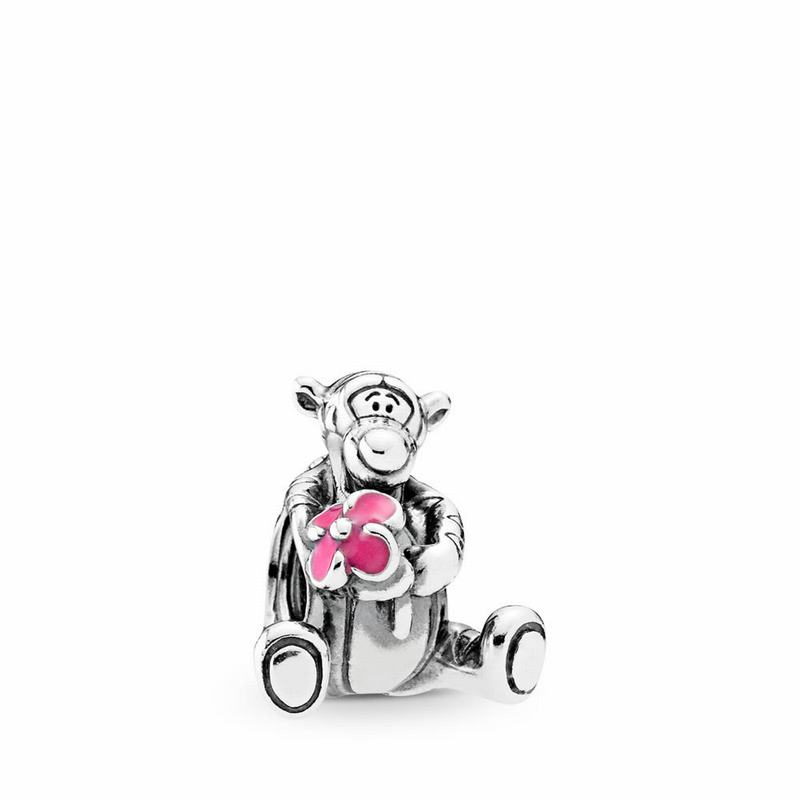 Pandora Disneyr Tigger Winnie The Pooh Charm - Sterling Silver/Enamel/Pink - Canada | WH1692OF